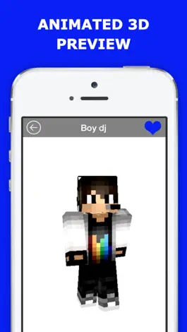 Game screenshot Animated Boy Skins for Minecraft PE FREE hack