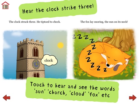 Ferdinand Fox’s Big Sleep - interactive rhyming story book app for kids screenshot 3