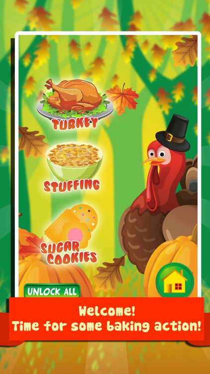 Thanksgiving Dinner Food Maker Salon - fun lunch cooking & making games for kids 2 (boys & girls)