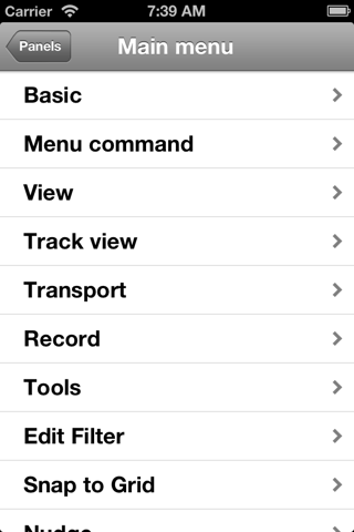 Shortcuts for Cakewalk Sonar screenshot 3