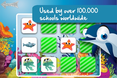 Memo Game Sealife for kids and young toddlers screenshot 4