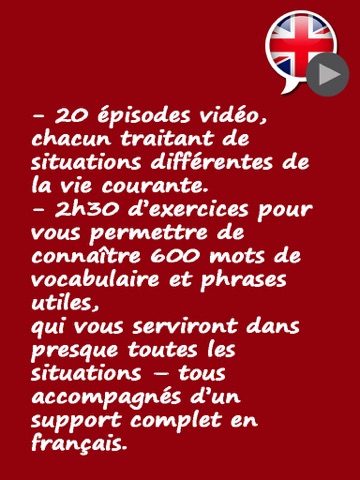 Screenshot #4 pour ANGLAIS - C'est tellement simple ! | Speakit.tv Cours en vidéo (FB001)