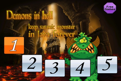 Demons in Hell - Keep satanic monster in lava forever - Free Edition screenshot 2