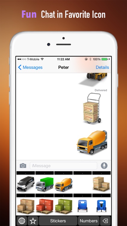 Logistics Theme Stickers Keyboard: Using Supply Chain Icons to Chat screenshot-3