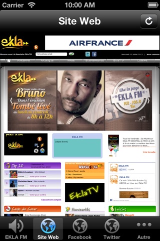 EKLA FM screenshot 2