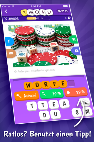 1 Word - a free quiz game screenshot 3