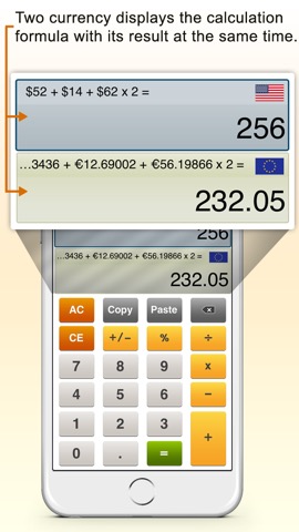 CurrencyCal - currency & exchange rates converter + calculator for travel.erのおすすめ画像1