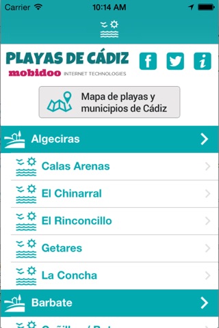 Playas de Cádiz - Mobidoo screenshot 2