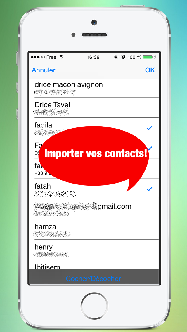 Screenshot #3 pour SMS GROUPE : Envoyer des MESSAGES TEXTO groupés à vos amis, famille !