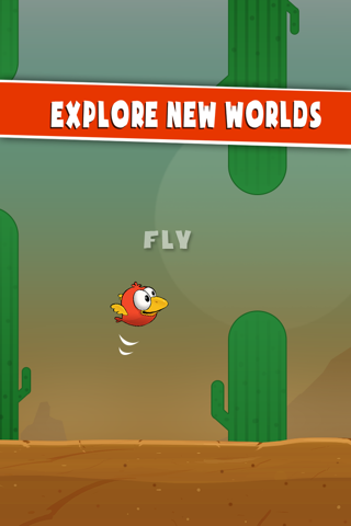 Brave Adventures of a Tiny Bird: Flap Around screenshot 2