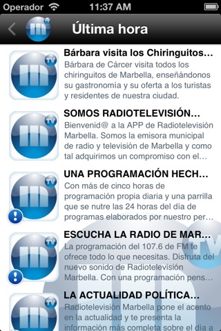 Radio Televisión Marbella screenshot 3