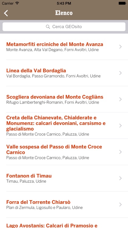 I GEOsiti del Friuli Venezia Giulia - GEOsiti FVG screenshot-4
