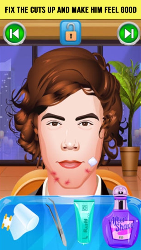 Celebrity Shave Beard Makeover Salon & Spa - hair doctor girls games for kids screenshot 3