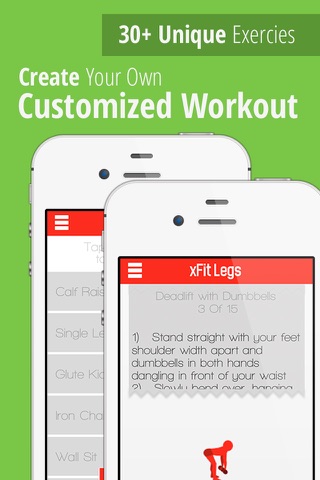 xFit Legs – Daily Workout for Tight Sculpted Thighs, Calves and Butt Muscles screenshot 3