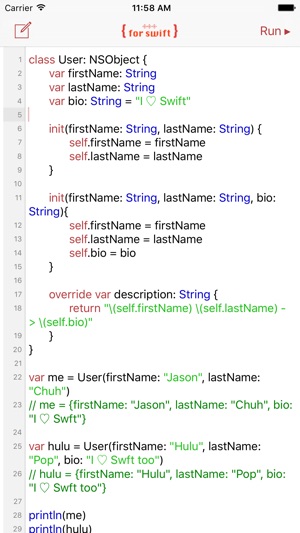 TRY CODING for swift