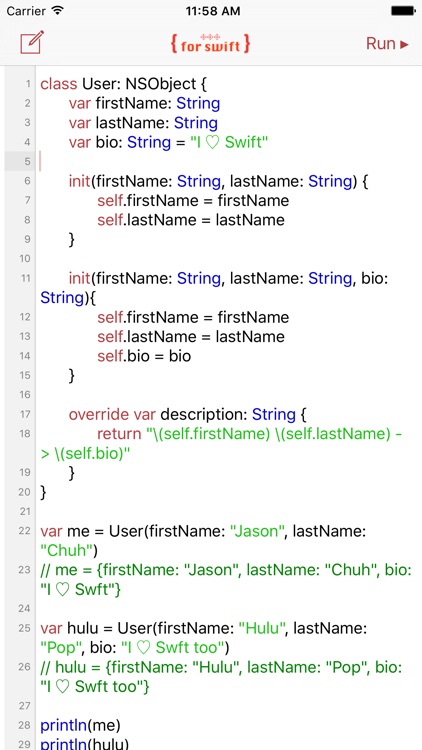 TRY CODING for swift