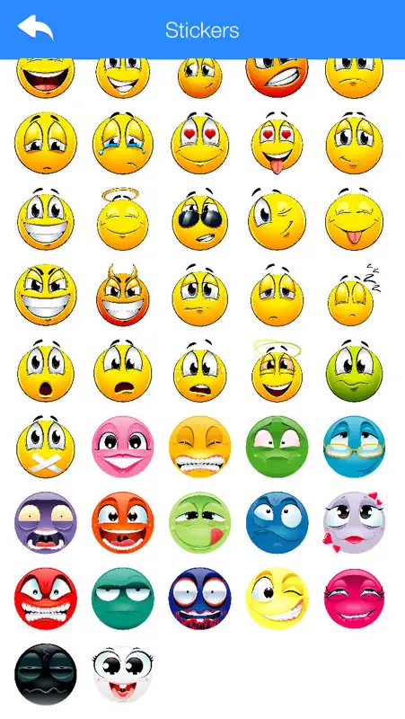 Stickers for WhatsApp, Messages, Facebook & Twitter Free Version screenshot 2 of 5