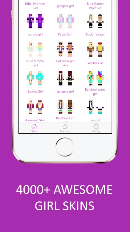 Animated 3D Girl Skins for Minecraft PE