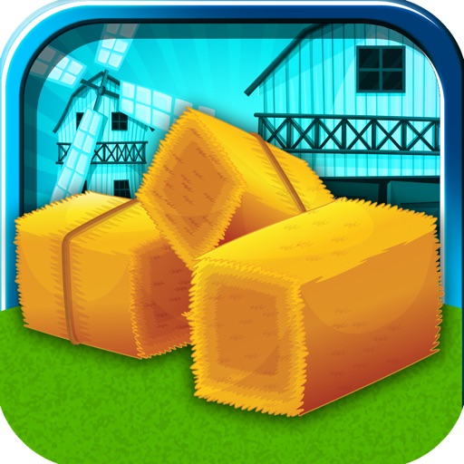 Country Farm Hay Bale Matching Brain Puzzle icon