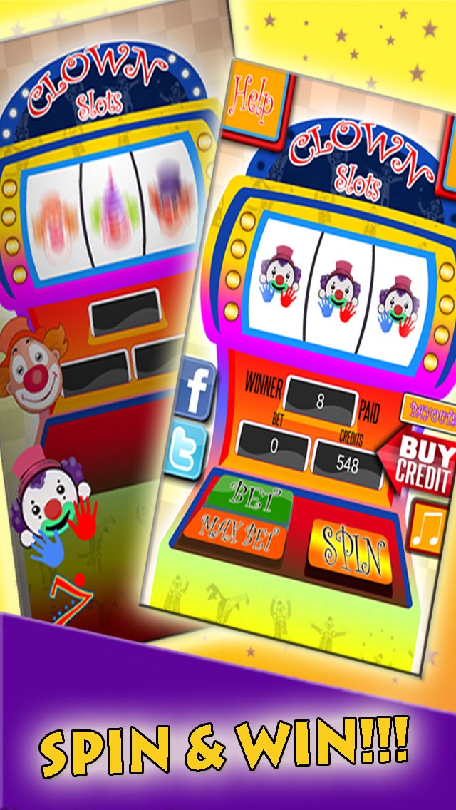 Clown Slots FREE - Spin the Lucky Bonus Casino Wheel, Win ...