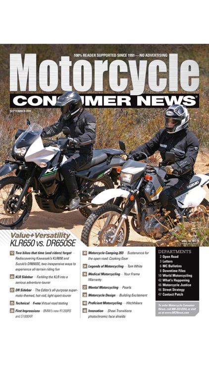 Motorcycle Consumer News