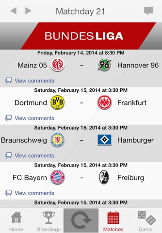 Bundesliga Live 2013-2014 screenshot 3