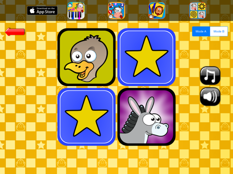 Baby Memory Genius - Funny farm animals iPad screenshot
