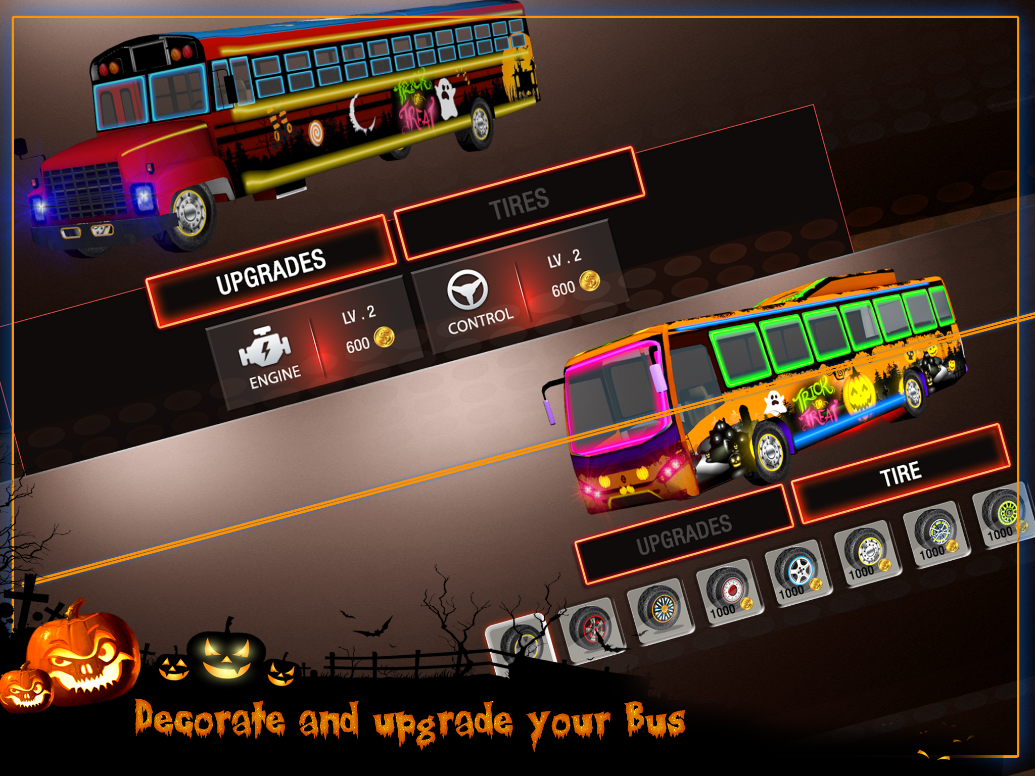 Halloween Party Bus Driver 3D screenshot 9