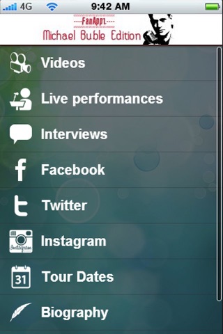 FanAppz - Michael Buble Edition screenshot 2