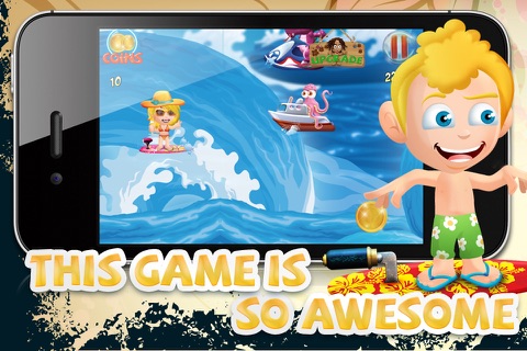 Turbo Minion Surfers and the Dash to Outrun Sea Dragons LITE - FREE Game screenshot 2
