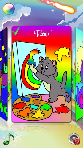 Coloring Pages with Cute Kittens for Girls & Boys - Fashion Painting Sheets and Principe Games for Kids & Babiesのおすすめ画像2