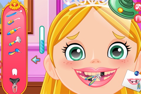 Princess at the Crazy Dentist, Doctor Games for all kids free game to play screenshot 4