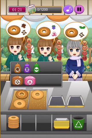 Heavenly Sweet Donuts - Free and funny time management game app for kids about a famous recipe screenshot 4