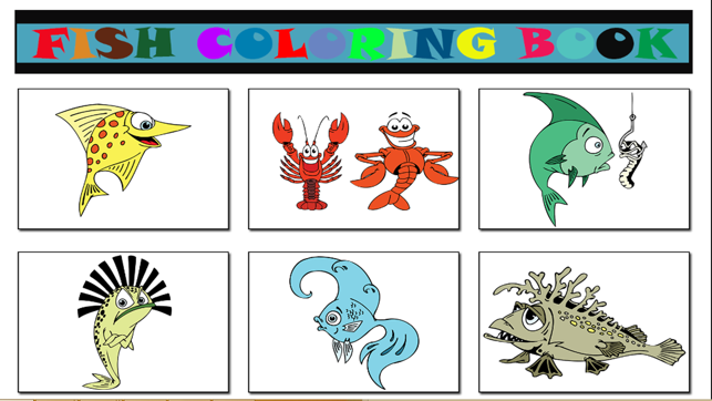 Fish Coloring Book