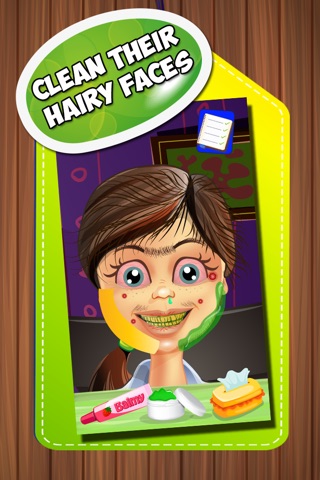 Hairy Face Salon - Hair dresser and hair stylist salon game screenshot 4