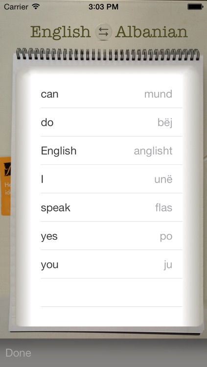 Vocabulary Trainer: English - Albanian screenshot-3