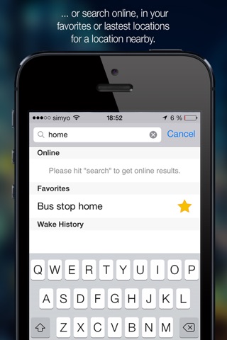 WakeMeHere Lite - Location Alarm with Style screenshot 4