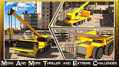 Construction Truck Simulator: Extreme Addicting 3D Driving Test for Heavy Monster Vehicle In City screenshot 4