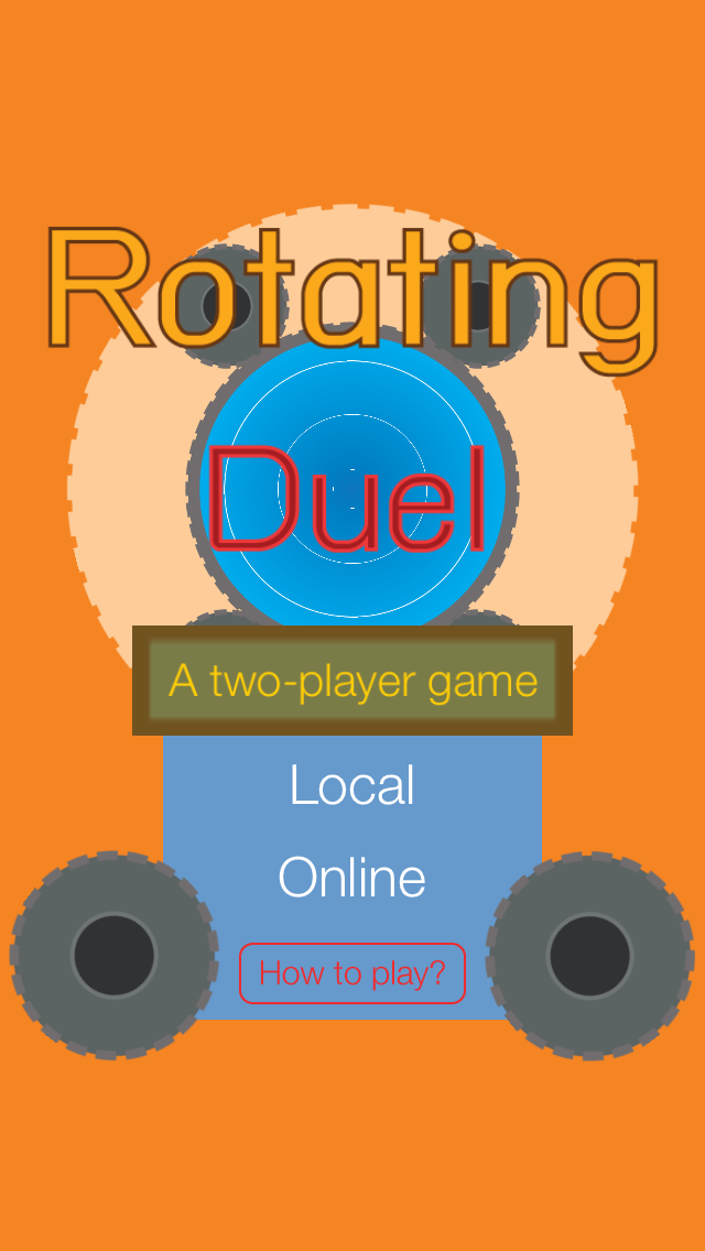 Screenshot #1 pour Rotating Duel - A 2 Player Multiplayer Game