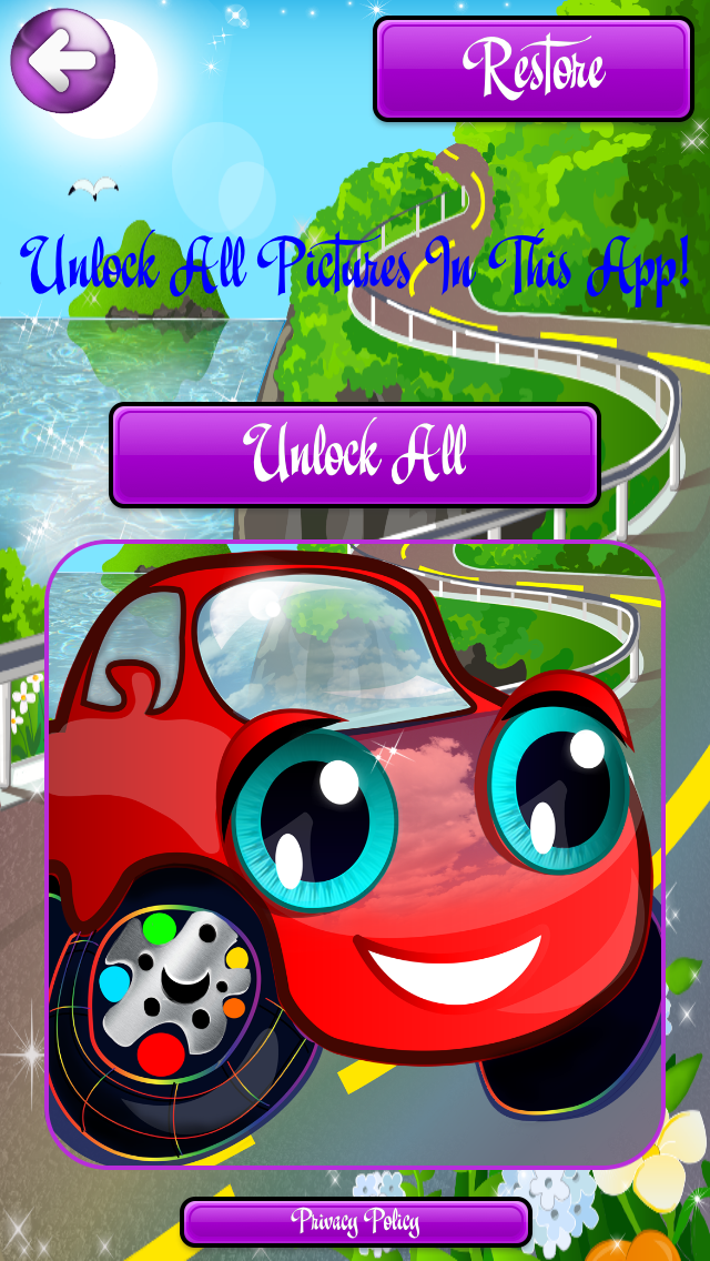 Coloring Pages for Boys with Cars 2 - Games & Pictures for Kids & Grown Upsのおすすめ画像4