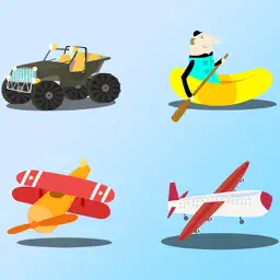 Word Match - names of vehicles app icon