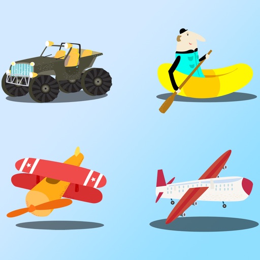 Word Match - names of vehicles app icon