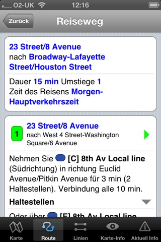 New York Subway - Map and route planner by Zuti screenshot 3