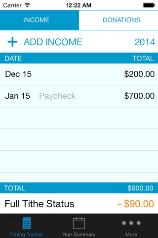 Full Tithe - LDS Tithing Tracker screenshot 3