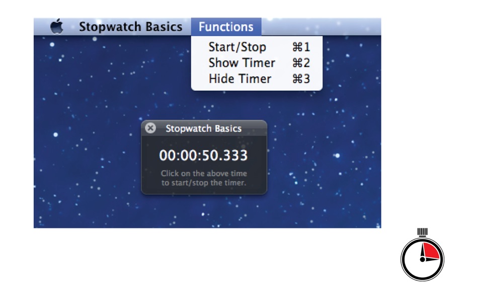 Stopwatch Basics - 1.1 - (macOS)