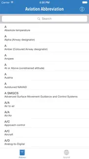 aviationabb - aviation abbreviation and airport code iphone screenshot 1