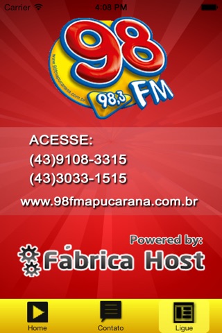 98 FM Apucarana screenshot 2