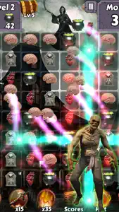 Zombie Mania Halloween World - Free puzzle games for trick or treat screenshot #1 for iPhone