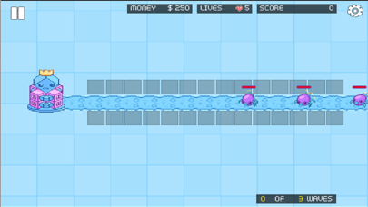 Pixel Cute Tower Defender 2d Free Game app screenshot
