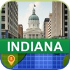 Offline Indiana, USA Map - World Offline Maps